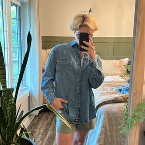 Dickies Denim Button Up Shirt